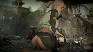 Sonya Blade Side Anal [Blacked] [StonedDude]
