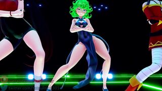 【R-18 MMD】Gigi D'Agostino - Bla Bla Bla - Tatsumaki, Megumin & Hu Tao