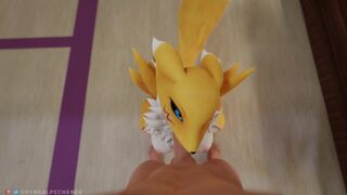 [4K]Renamon Crazy Posture Sex