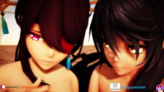 MMD R18 Velvet x Beidou Pussy Fingering