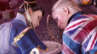 Chun-Li vs Cammy Loser Pick Up The Tab（Chinese translation）