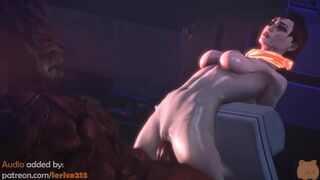 commander_shepard and urdnot_wrex have sex