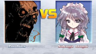 Zombies Vs Sakuya Izayoi