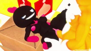 (Tails x Female Dark Chao) My Pet Breedable Dark Chao [Leviantan581re]