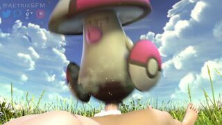 Amoonguss Bouncing On Her Trainer [AetrixSFM]