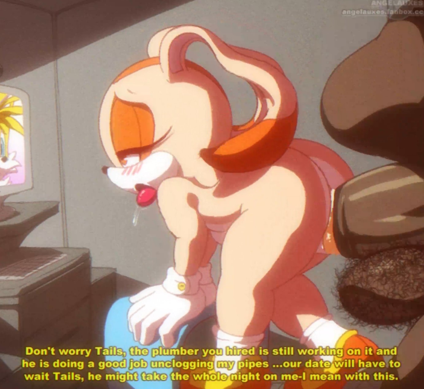 Cream Gets NTR By The Plumber [Angelauxes]