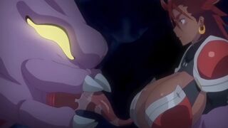 Monster suck the tits a slut warrior