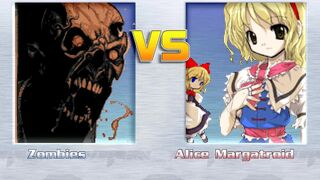 Zombies Vs Alice Margatroid
