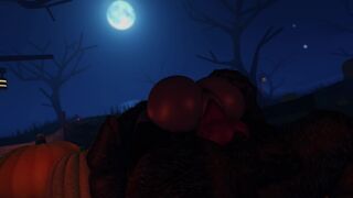 Black girl get fucked by Werewolf (Roblox)