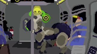 [4K] Orisa Takes The Subway