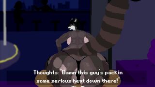 [4K]Raccoon Girl Stripclub