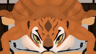 [4K]Master Tigress Sex Skills