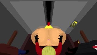 [4K]Elastigirl Stuck In Automatic Door