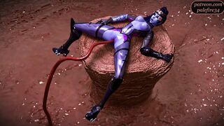 Widowmaker - impregnation by tentacles