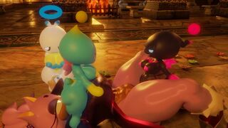 Blaze with futa Chao [deerbone]