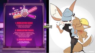 An epic canid fight between this two lovely rivals!