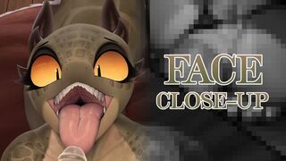 "Lifts-Her-Tail Fellatio Animation (Face Close-Up)" by ThousandFoldFeathers (2023)