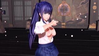 【MMD】蒼城澪夏／WiggleWiggle