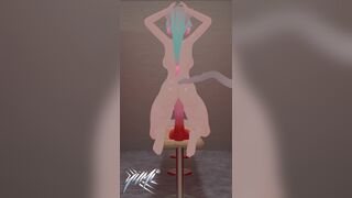 Bouncing on Horsecock