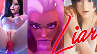 Liar PMV (Overwatch, DOA, Nier, FF7, LoL)