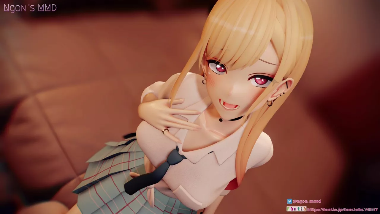 Kitagawa Marin Ahegao Ngon MMD