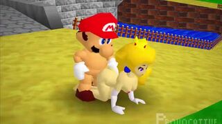 Peach Rewarding Mario [ProvocativePixels]