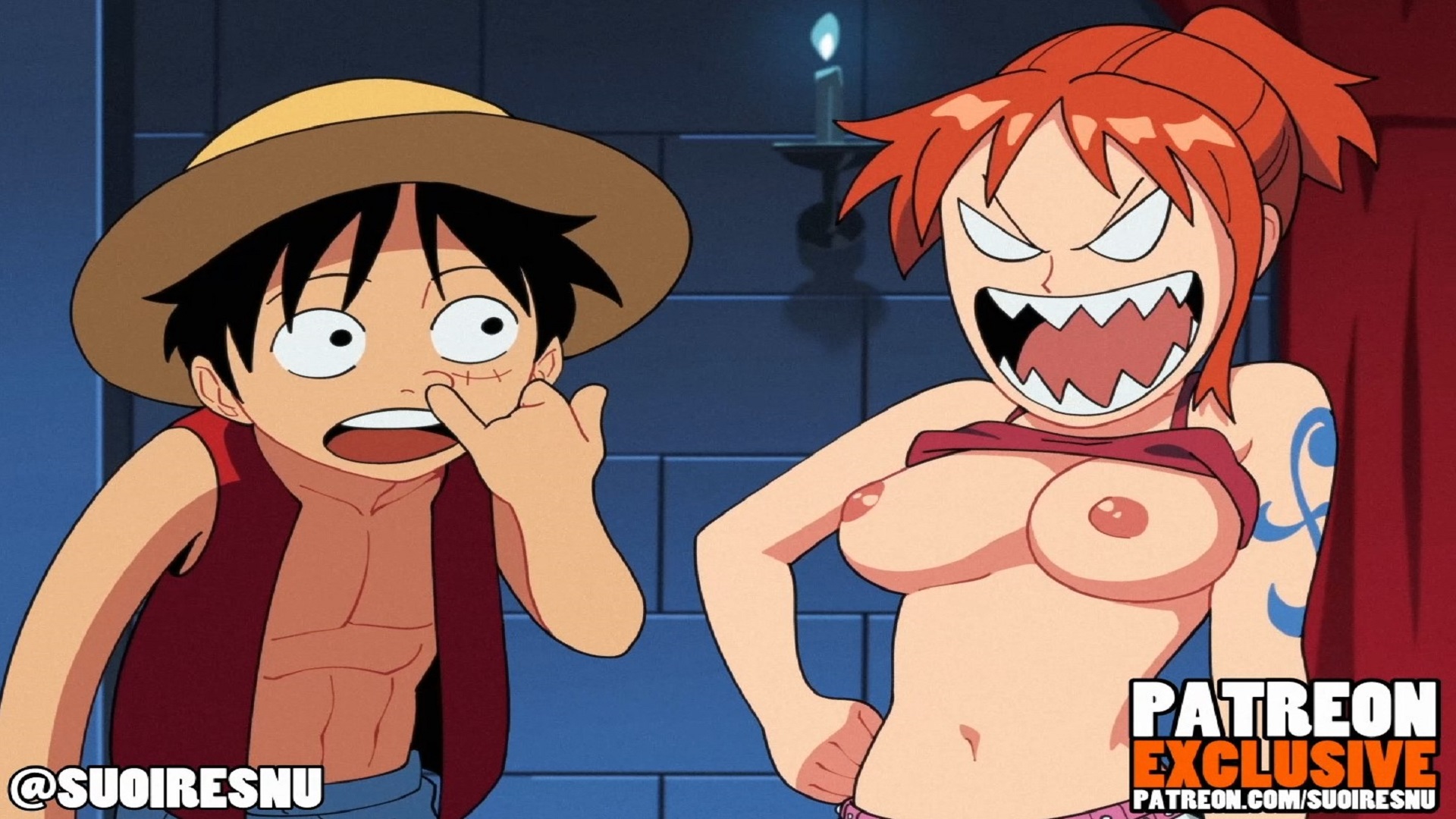 Luffy and nami suoiresnu