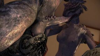Argonians Special Massage Part3