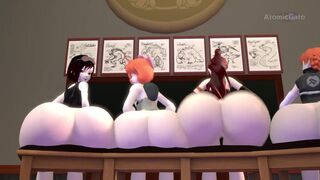 Some redheads attempt to study in the clASS