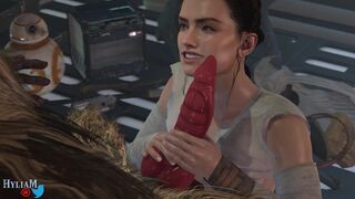 Rey and Chewbacca mating