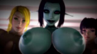 [4K]summer of boobs contest entry the morning routine