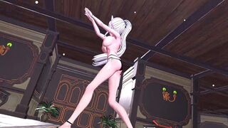 【MMD】雪月ミヤコ／DEEP BLUE TOWNへおいでよ