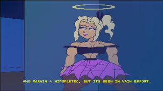 Knot in the Blonde slut