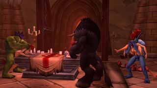 Sally Whitemane gets fucked by a Horde party