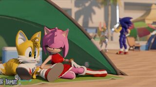 Sonic: a day at the beach (white armus)