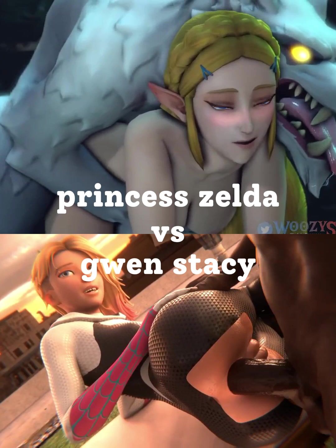 gwen stacy vs princess zelda