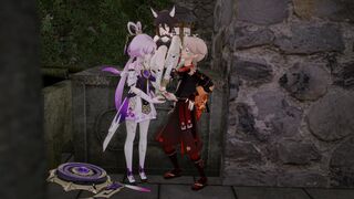 Fu Xuan, Tingyun and Kazuha foot fetish.