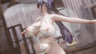 Flowers and moon in pairs