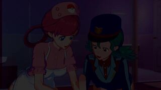 Pokemon - Nurse Joy X Officer Jenny Threesome