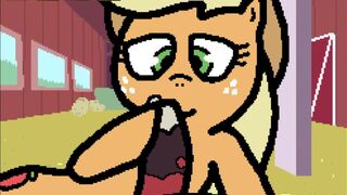 Banned From Equestria Daily Applejack Scene With Voice Acting~!