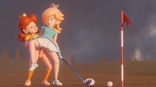 Daisy and Rosalina go golfing