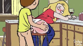 Morty Using His Moms Pussy [Drules]