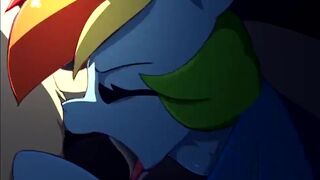 Rainbow Dash Blowjob Gif By eto_ya Voiced By MagicalMysticVA