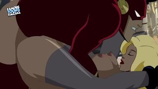 The Flash and Black Canary Fight, Struggle, Fuck