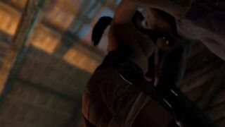 Lara Croft and Goblin