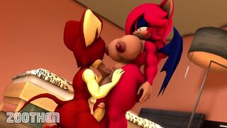Futa on Male x Sonic the Hedgehog x Blowjob Compilation