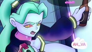 Having fun with Rebecca Cyberpunk