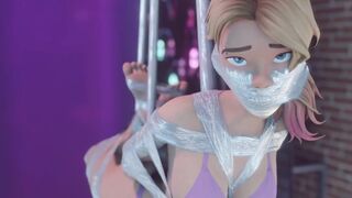 Gwen Stacy webbed out