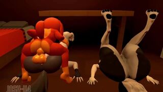 mature loona comparing with young loona