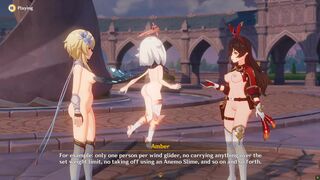 Genshin Impact Nude Gameplay - Wind, Courage, and Wings